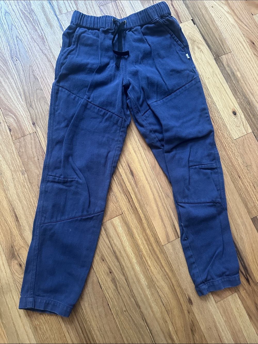 JackaloNavy Kids Casual Drawstring Pants